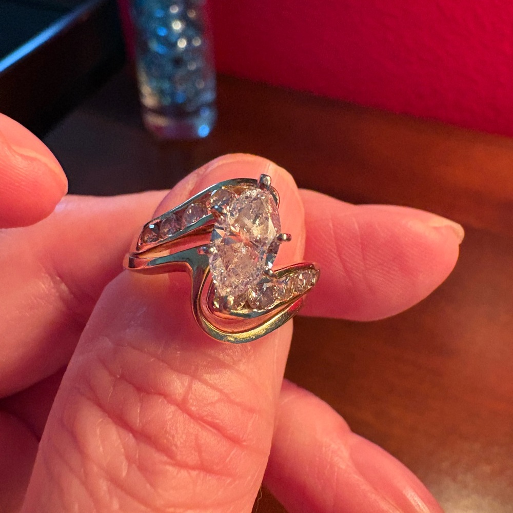 Marquis Diamond Wedding Set